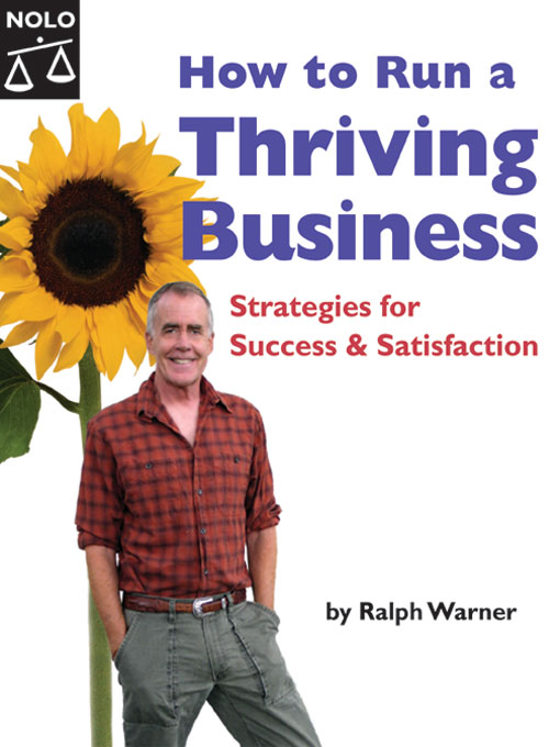 Title details for How to Run a Thriving Business by Ralph Warner - Available